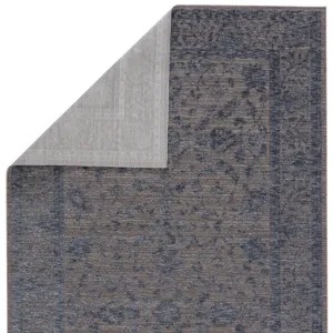 Raveen Indio Oriental Blue/ Gray Area Rug (5'X7'6")