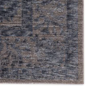 Raveen Indio Oriental Blue/ Gray Area Rug (5'X7'6")