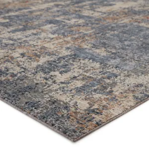 Raveen Temecula Abstract Blue/ Tan Area Rug (5'X7'6")