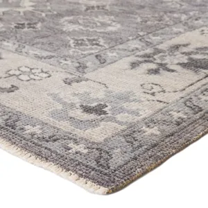Salinas Kella Hand-Knotted Medallion Gray Area Rug (8'X10')