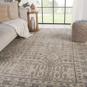 Salinas Cosimo Hand-Knotted Oriental Gray Area Rug (8'X10')
