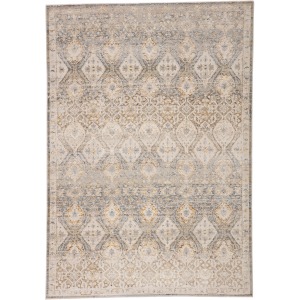 Sinclaire Vibe by  Hakeem Oriental Gray/ Gold Runner Rug (2'2