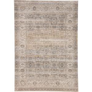 Sinclaire Vibe by  Ilias Oriental Gray/ Tan Runner Rug (2'2