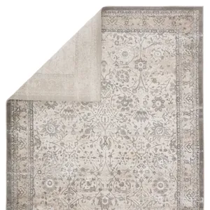 Sinclaire Vibe by  Odel Oriental Gray/ White Runner Rug (2'2"X8')