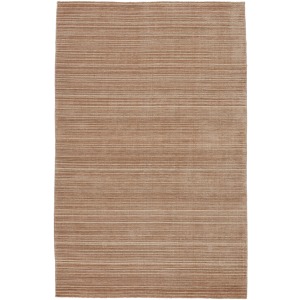 Second Sunset Gradient Handwoven Solid Tan/ Beige Area Rug