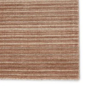 Second Sunset Gradient Handwoven Solid Tan/ Beige Area Rug (10'X14')