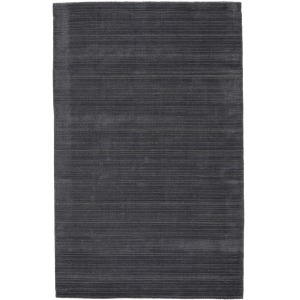 Second Sunset Gradient Handwoven Solid Dark Blue/ Gray Area Rug
