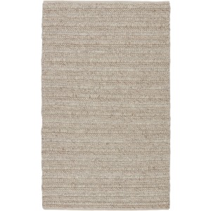 Star Gaze Nebula Handmade Solid Beige/ Cream Area Rug