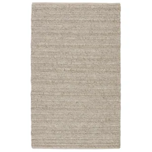 Star Gaze Nebula Handmade Solid Beige/ Cream Area Rug (10'X14')