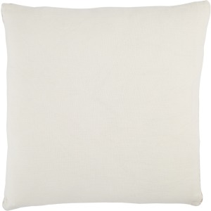 Taiga Seti Border Ivory/ Blush Poly Throw Pillow 24 inch