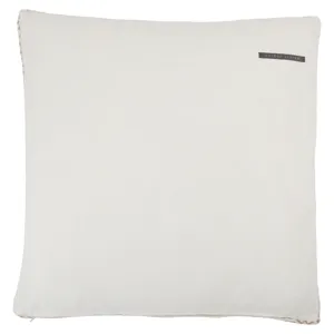 Taiga Seti Border Ivory/ Blush Poly Throw Pillow 24 inch