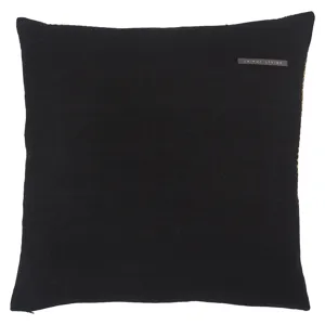 Taiga Sila Geometric Light Tan/ Black Down Throw Pillow 22 inch