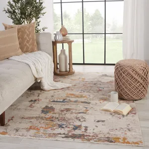 Terra Vibe by  Demeter Abstract Ivory/ Multicolor Area Rug (8'X10')