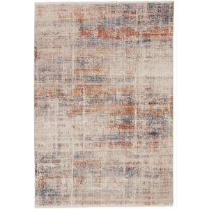 Terra Vibe by  Aerin Abstract Multicolor/ White Area Rug