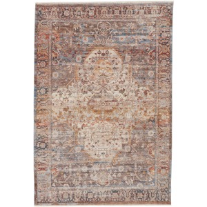 Terra Vibe by  Clarimond Medallion Multicolor Area Rug