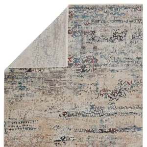 Tunderra Vibe by  Halston Abstract Blue/ Gray Area Rug (8'10"X12'7")
