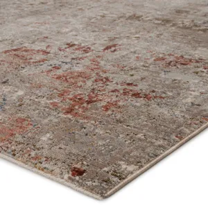 Valentia Marzena Abstract Tan/ Rust Area Rug (6'X9')