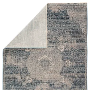 Valentia Tolani Medallion Blue/ Gray Area Rug (8'X10')