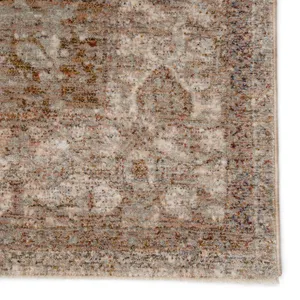 Valentia Beatty Medallion Tan/ Rust Area Rug (9'3"X13'3")