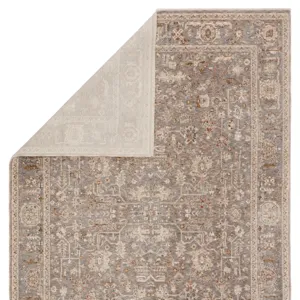 Valentia Amaris Oriental Gray/ Cream Area Rug (9'3"X13'3")