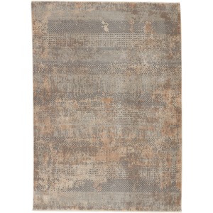 Vienne Ezri Tribal Gray/ Tan Area Rug