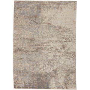 Vienne Brisa Abstract Gray/ Cream Area Rug
