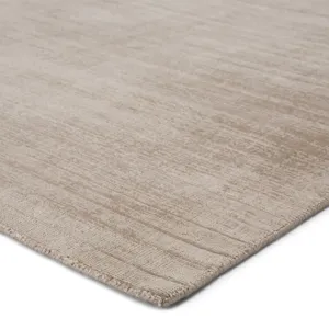Yasmin Yasmin Handmade Solid Gray Area Rug (2'X3')
