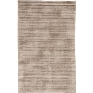 Yasmin Yasmin Handmade Solid Dark Gray Area Rug