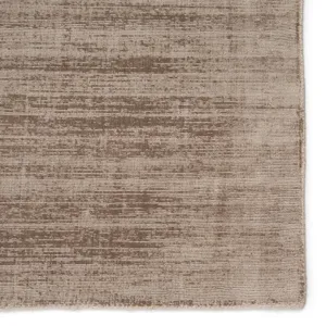Yasmin Yasmin Handmade Solid Dark Gray Area Rug (8'X10')