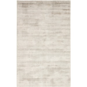 Yasmin Yasmin Handmade Solid Silver Area Rug