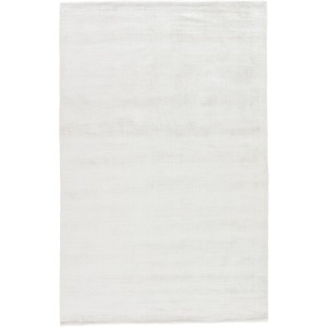 Yasmin Yasmin Handmade Solid White Area Rug