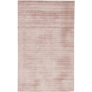 Yasmin Yasmin Handmade Solid Pink Area Rug