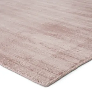 Yasmin Yasmin Handmade Solid Pink Area Rug (12'X15')
