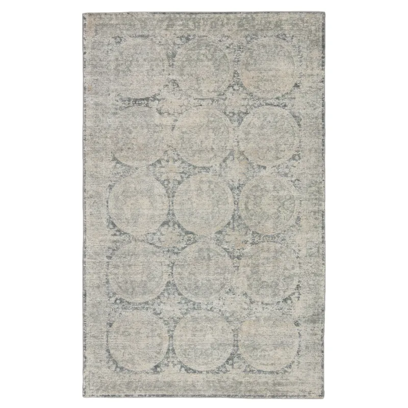 Brentwood by Barclay Butera Barclay Butera by  Crescent Handmade Medallion Blue/ Gray Area Rug (8