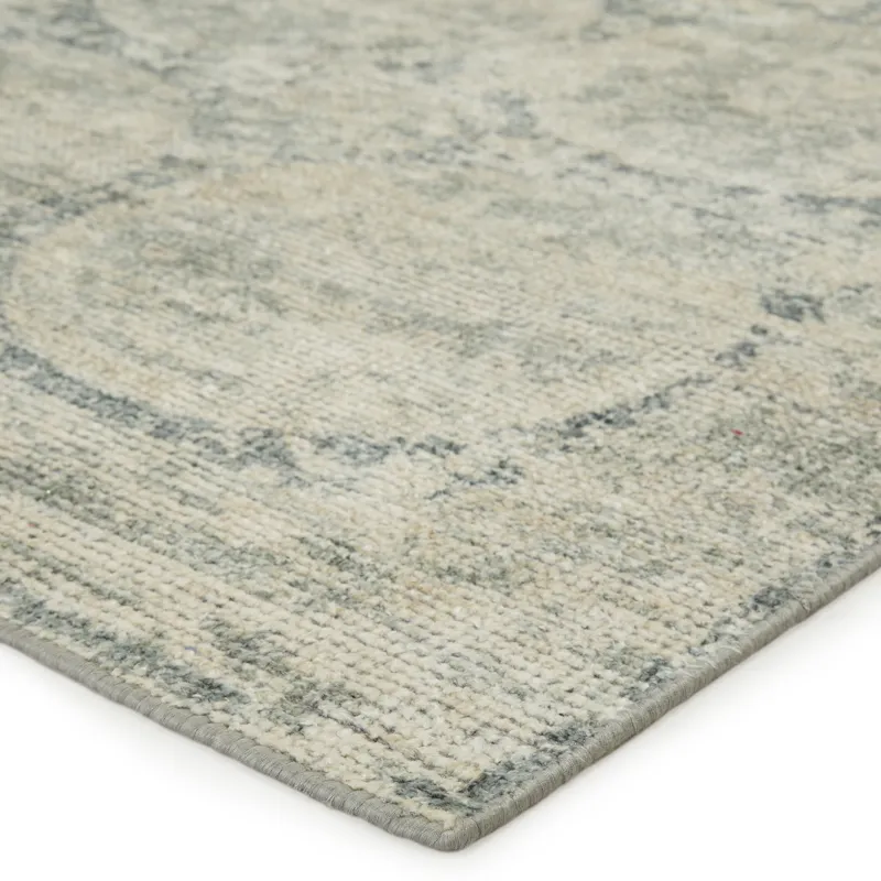 Brentwood by Barclay Butera Barclay Butera by  Crescent Handmade Medallion Blue/ Gray Area Rug (8