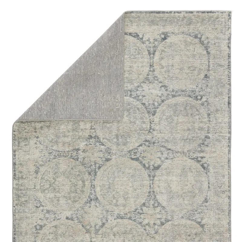 Brentwood by Barclay Butera Barclay Butera by  Crescent Handmade Medallion Blue/ Gray Area Rug (8