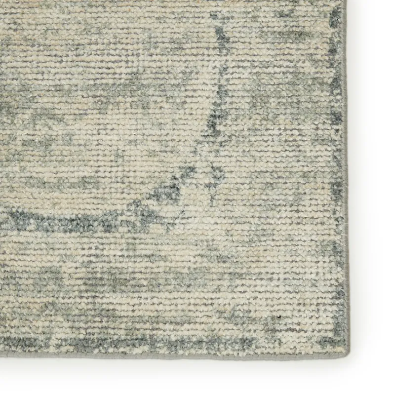 Brentwood by Barclay Butera Barclay Butera by  Crescent Handmade Medallion Blue/ Gray Area Rug (8