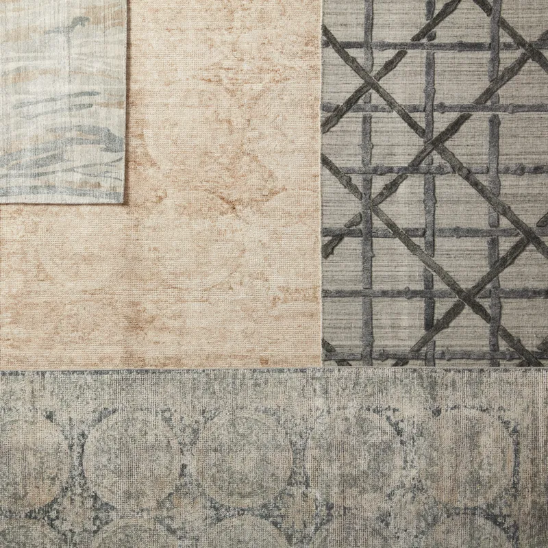Brentwood by Barclay Butera Barclay Butera by  Crescent Handmade Medallion Blue/ Gray Area Rug (8