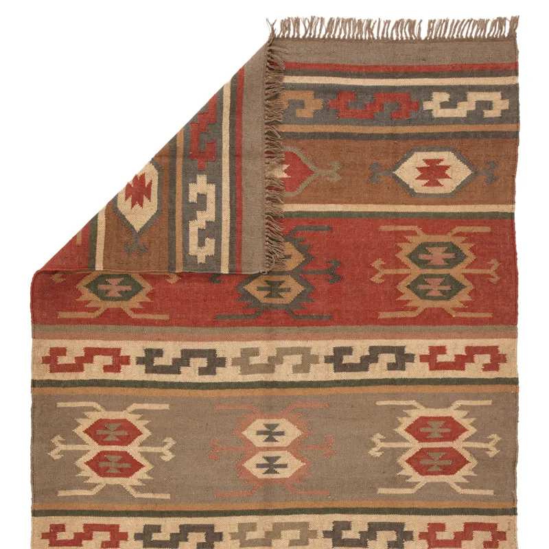Bedouin Thebes Handmade Geometric Multicolor Runner Rug (2'6"X8')