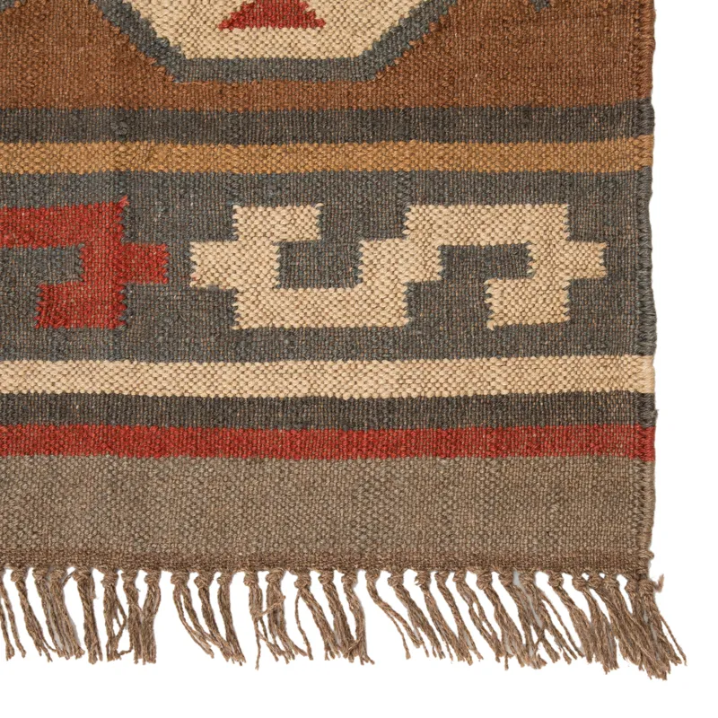 Bedouin Thebes Handmade Geometric Multicolor Runner Rug (2'6"X8')