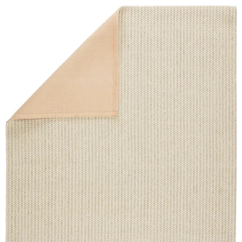 Bombay Fetia Natural Solid Cream/ Light Taupe Area Rug (9'X12')