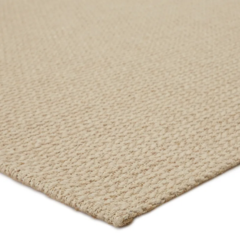 Bombay Emere Natural Solid Beige Area Rug (8'X10')