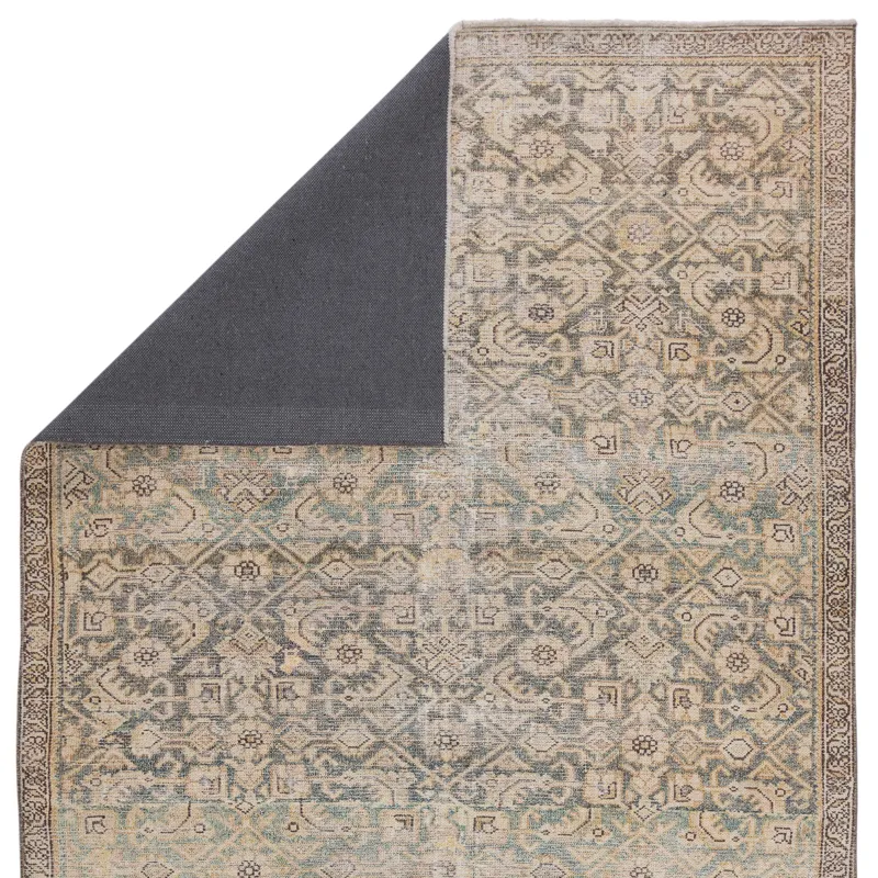 Boheme Atkins Trellis Gold/ Green Area Rug (4'X6')