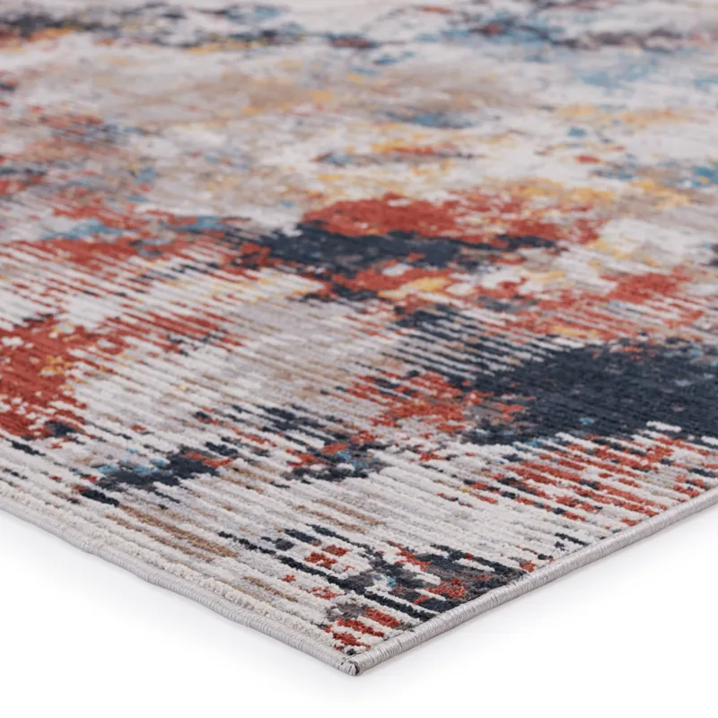 Byzantine Vibe by  Bardane Abstract Multicolor Area Rug (9'6"X13')