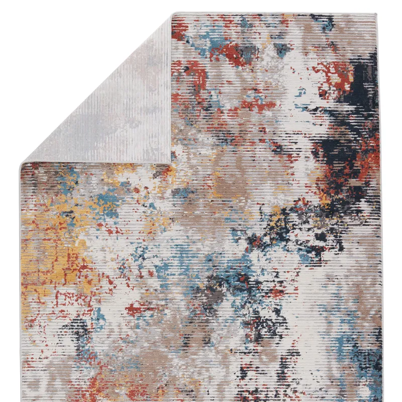 Byzantine Vibe by  Bardane Abstract Multicolor Area Rug (9'6"X13')