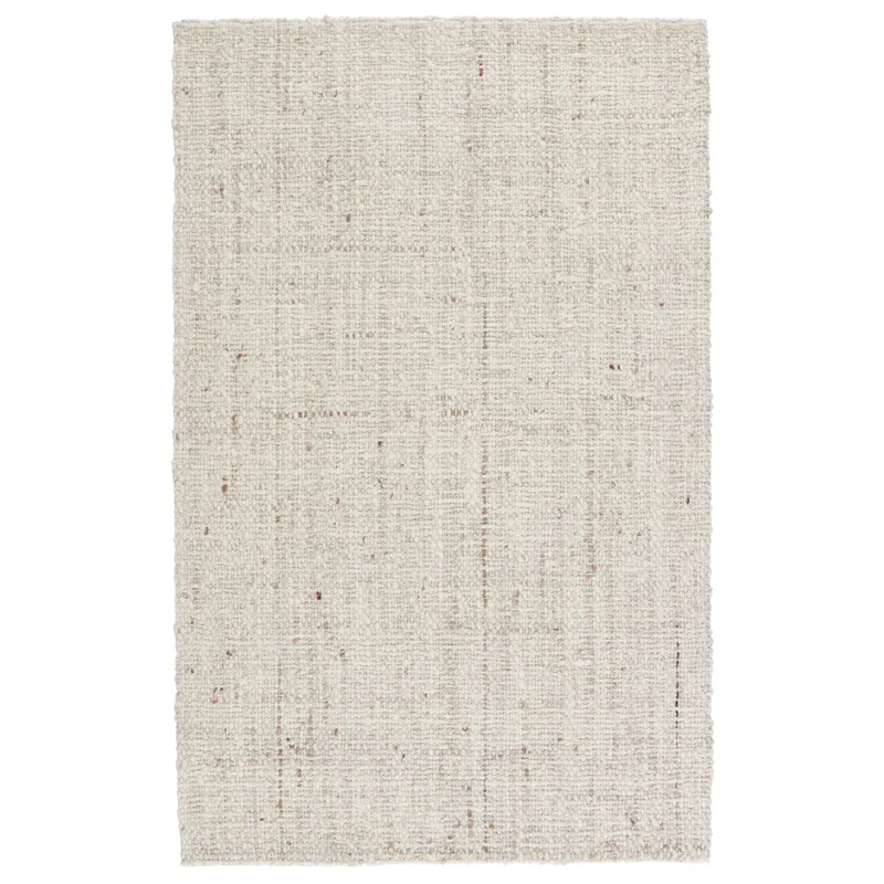 Cambridge Season Handmade Solid Cream/ Tan Area Rug (5'X8')