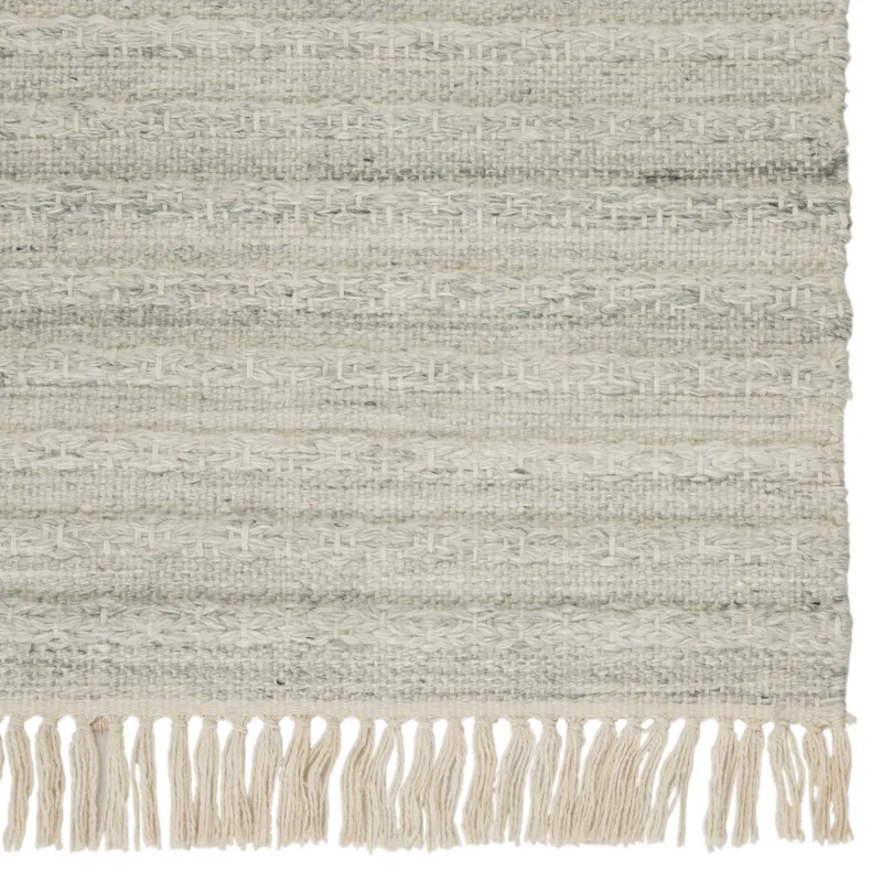 Castillo Torre Indoor/ Outdoor Solid Light Gray/ Cream Area Rug (5'X8')