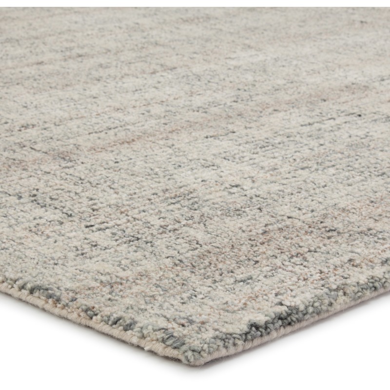 Citgo Ritz Handmade Solid Gray/ Ivory Area Rug - Thumbnail 3
