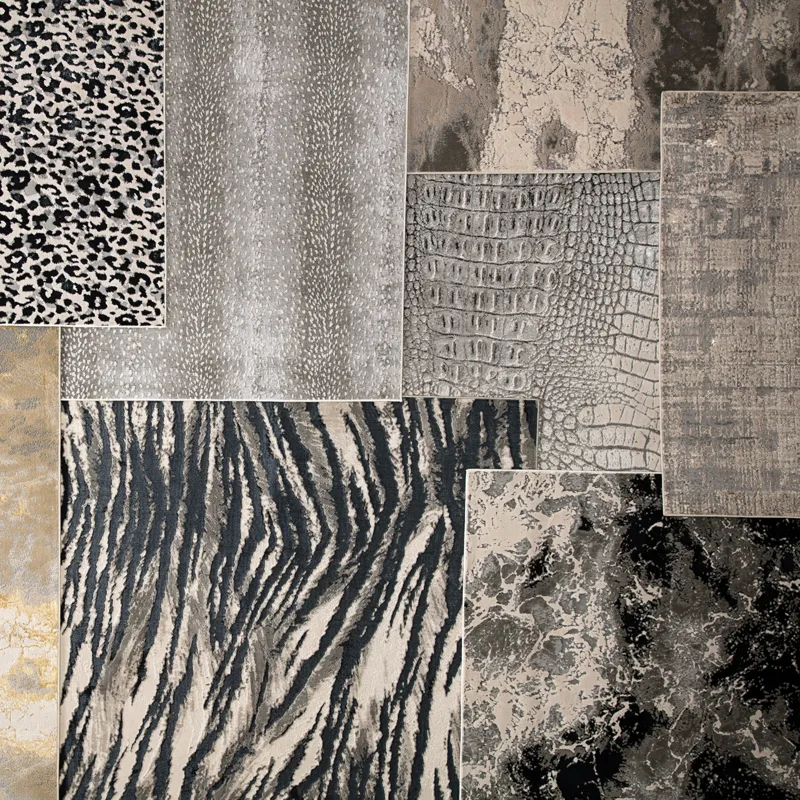 Catalyst Axis Animal Gray/ Natural Area Rug (7'10"X10'6")