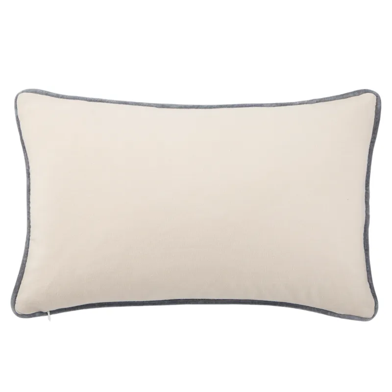 Emerson Lyla Solid Blush/ Cream Down Lumbar Pillow